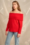 C/MEO COLLECTIVE DISTANCES KNIT JUMPER