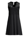 Hanro Moments Lace Tank Night Gown In Black