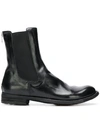 OFFICINE CREATIVE ZIPPED BACK CHELSEA BOOTS