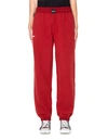 VETEMENTS INSIDE-OUT LOGO COTTON TRACK PANTS,MAH19PA210/red