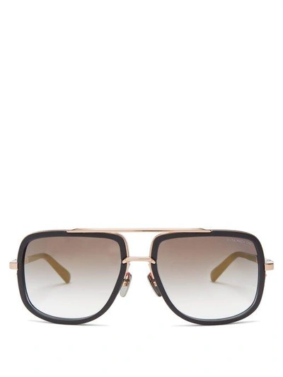 Dita Eyewear Oversized Sunglasses In Black