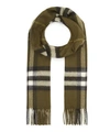BURBERRY GIANT ICON CHECK CASHMERE SCARF