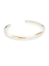 CAST OF VICES Yellow Diamond, 14K Gold & Sterling Silver Cuff Bracelet