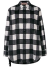 N°21 OVERSIZED CHECKED FLANNEL SHIRT