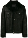 DIESEL BLACK GOLD shearling leather jacket