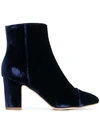 POLLY PLUME POLLY PLUME ALLY ANKLE BOOTS - BLUE