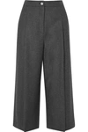 MCQ BY ALEXANDER MCQUEEN CROPPED PRINCE OF WALES CHECKED WOOL WIDE-LEG trousers