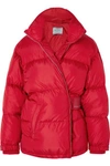 PRADA CROPPED QUILTED SHELL DOWN JACKET