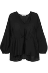 ELIZABETH AND JAMES ANGELA RUCHED VOILE BLOUSE