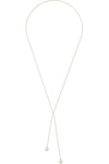 MATEO 14-karat gold pearl wrap necklace