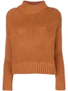 dressing gownRTO COLLINA ROBERTO COLLINA CHUNKY KNIT JUMPER - BROWN