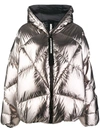 AS65 zipped puffer jacket