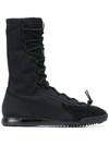 Y-3 mid-calf lace-up boots