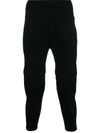 NEIL BARRETT NEIL BARRETT BIKER TRACK PANTS - BLACK