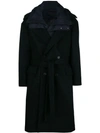 JUUNJ oversized coat with detachable liner