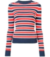 JOOSTRICOT Navy/Red Striped Sweater,JT38P70