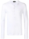 TOM FORD FRONT BUTTON T-SHIRT