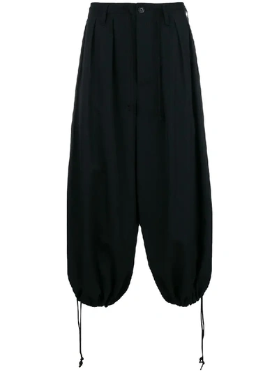 Yohji Yamamoto Ballon Trousers In Black
