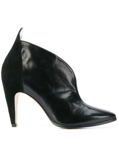 Givenchy Solid Color Ankle Boot With Heel In Black