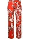 F.R.S FOR RESTLESS SLEEPERS FLORAL PRINT CROPPED TROUSERS