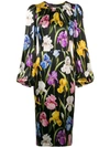 DOLCE & GABBANA FLORAL FITTED DRESS