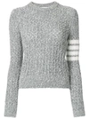 THOM BROWNE PULLOVER MIT RUNDEM AUSSCHNITT