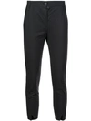 LOST & FOUND CROPPED TAPERED TROUSERS