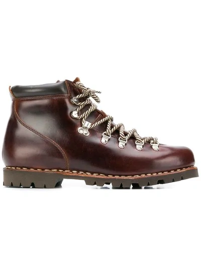 Paraboot Avoriaz Leather Hiking Boots In Brown