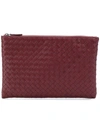 BOTTEGA VENETA BOTTEGA VENETA INTRECCIATO PURSE - RED