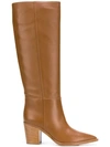 Gianvito Rossi Daenerys 70mm Boot - Neutrals In Neutrals