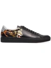 GIVENCHY GIVENCHY LOGO EMBOSSED LION PRINTED trainers - BLACK