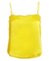 FLEUR DU MAL Lace Trim Yellow Cami,TP0139-EXCL