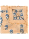 ALEXANDER MCQUEEN Skull scarf