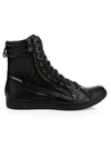 DIESEL Hybrid Leather Sneaker Boots