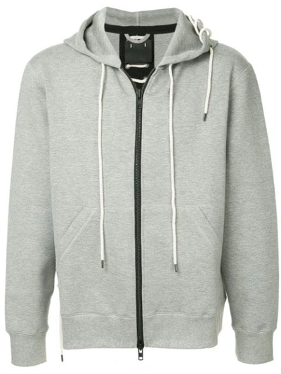 Craig Green Zipped Hooded Jacket In Grey