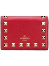 Valentino Garavani Garavani Rockstud Wallet In Red