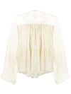 CHLOÉ TIERED RUFFLED BLOUSE
