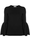 VALENTINO BELL SLEEVED TOP