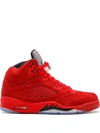Jordan Air  5 Retro Red Suede In Red