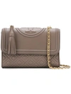 TORY BURCH embossed logo shoulder bag