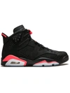 Jordan Air  6 Retro "infrared" Sneakers In Black