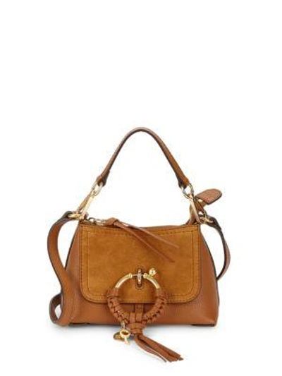 See By Chloé Women's Mini Joan Suede & Leather Hobo Bag In Caramel