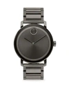 MOVADO BOLD Evolution Gunmetal Ion-Plated Stainless Steel Bracelet Watch