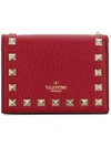 VALENTINO GARAVANI VALENTINO VALENTINO ROCKSTUD WALLET - RED