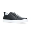 PIERRE HARDY LEATHER SLIDER ELASTICATED SNEAKERS,14851799