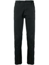 TRANSIT TRANSIT SLIM-FIT TROUSERS - BLACK