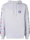 PATERSON PATERSON. LOGO EMBROIDERED HOODIE - GREY
