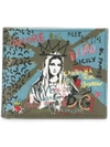 Dolce & Gabbana Madonna Print Wallet - Green In Green