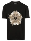 NEIL BARRETT geometric print tee-shirt,BJT457GH504S