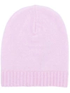 LANEUS LANEUS BASIC BEANIE HAT - PINK